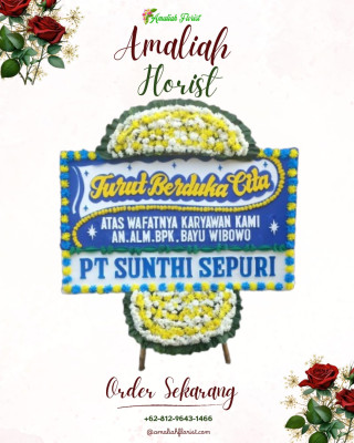 Papan Bunga Duka di Sukamanah