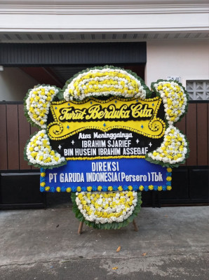 Papan Bunga Duka di Sukamanah