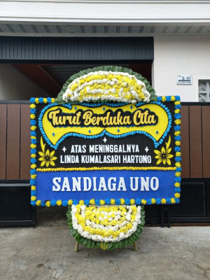 Papan Bunga Duka di Sukamanah